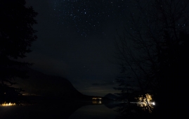 lake kenai night